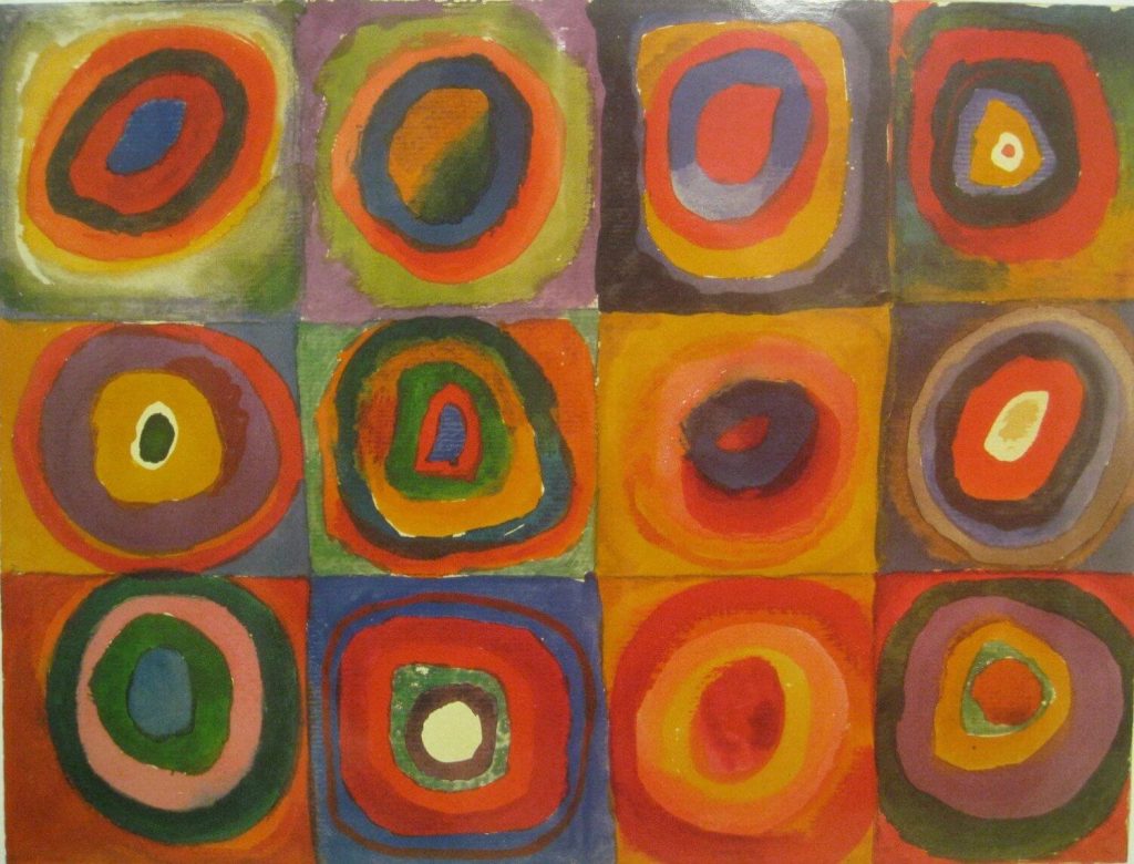 Kandinski Color Study tablou canvas