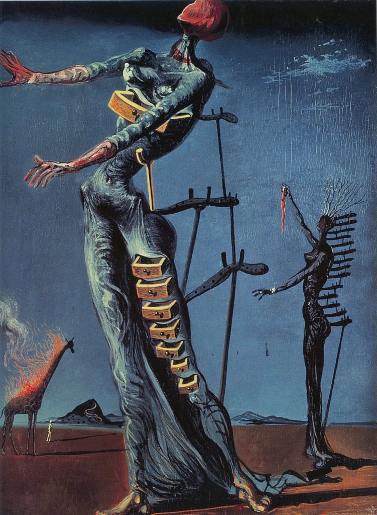 Salvador Dali The Burning Giraffe