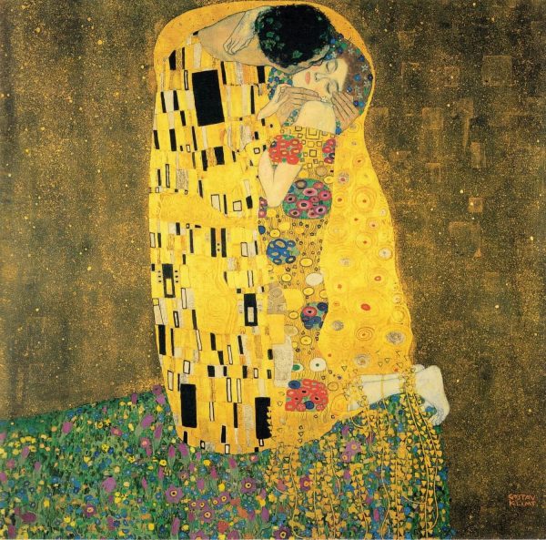 Gustav Klimt The Kiss Tablouri canvas reproduceri