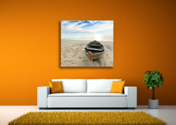 Tablou boat on the beach, Printly