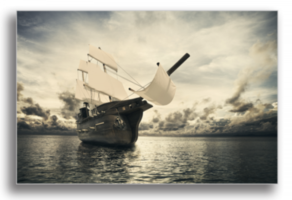 Tablou old sailing ship, Printly